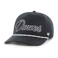 Men's '47 Black Denver Broncos Overhand Speckle Hitch Adjustable Hat