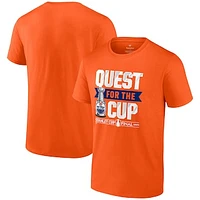 Men's Fanatics  Orange Edmonton Oilers 2024 Stanley Cup Final Quest For The T-Shirt