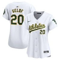 Women's Nike Zack Gelof White Oakland Athletics Home Limited Player Jersey