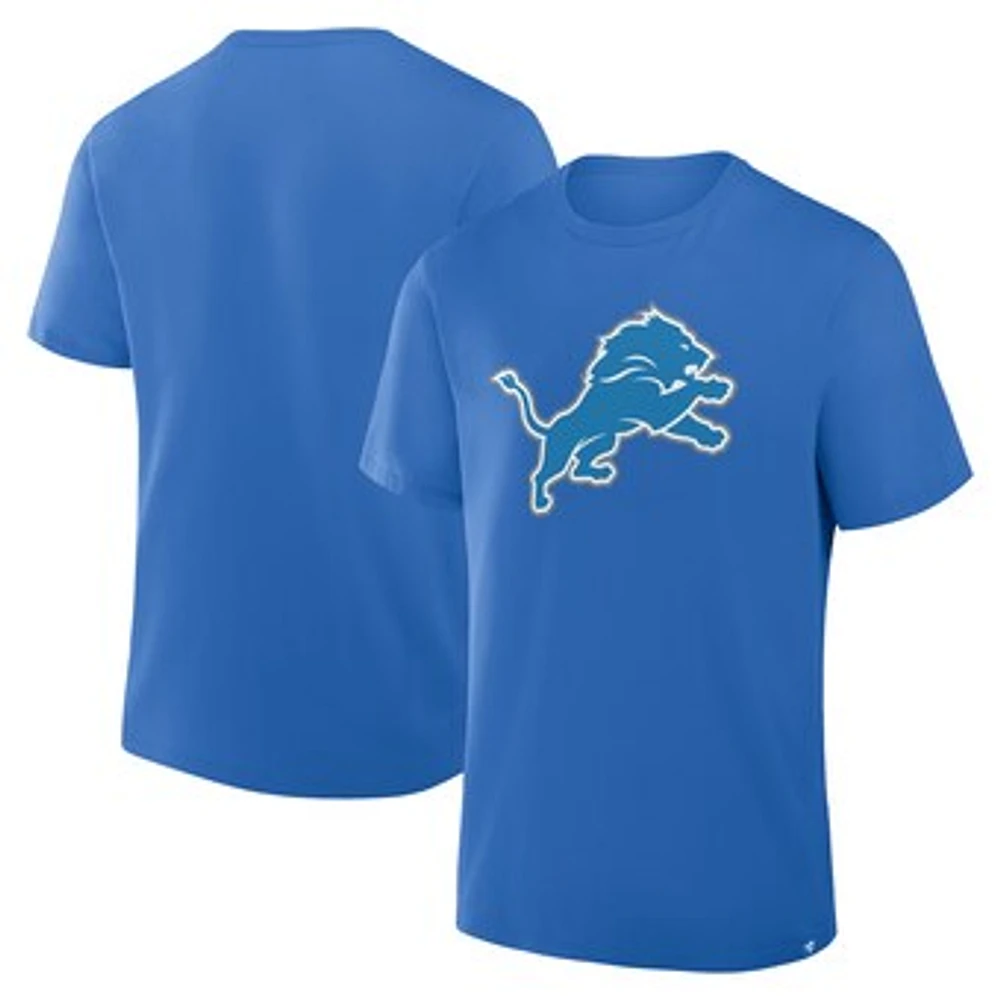 Men's Fanatics Blue Detroit Lions Legacy Cotton T-Shirt