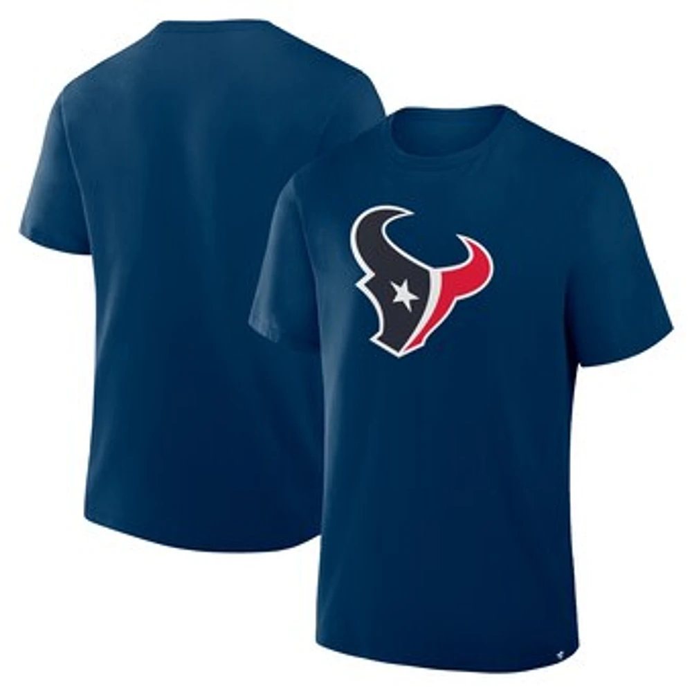 Men's Fanatics  Navy Houston Texans Legacy Cotton T-Shirt