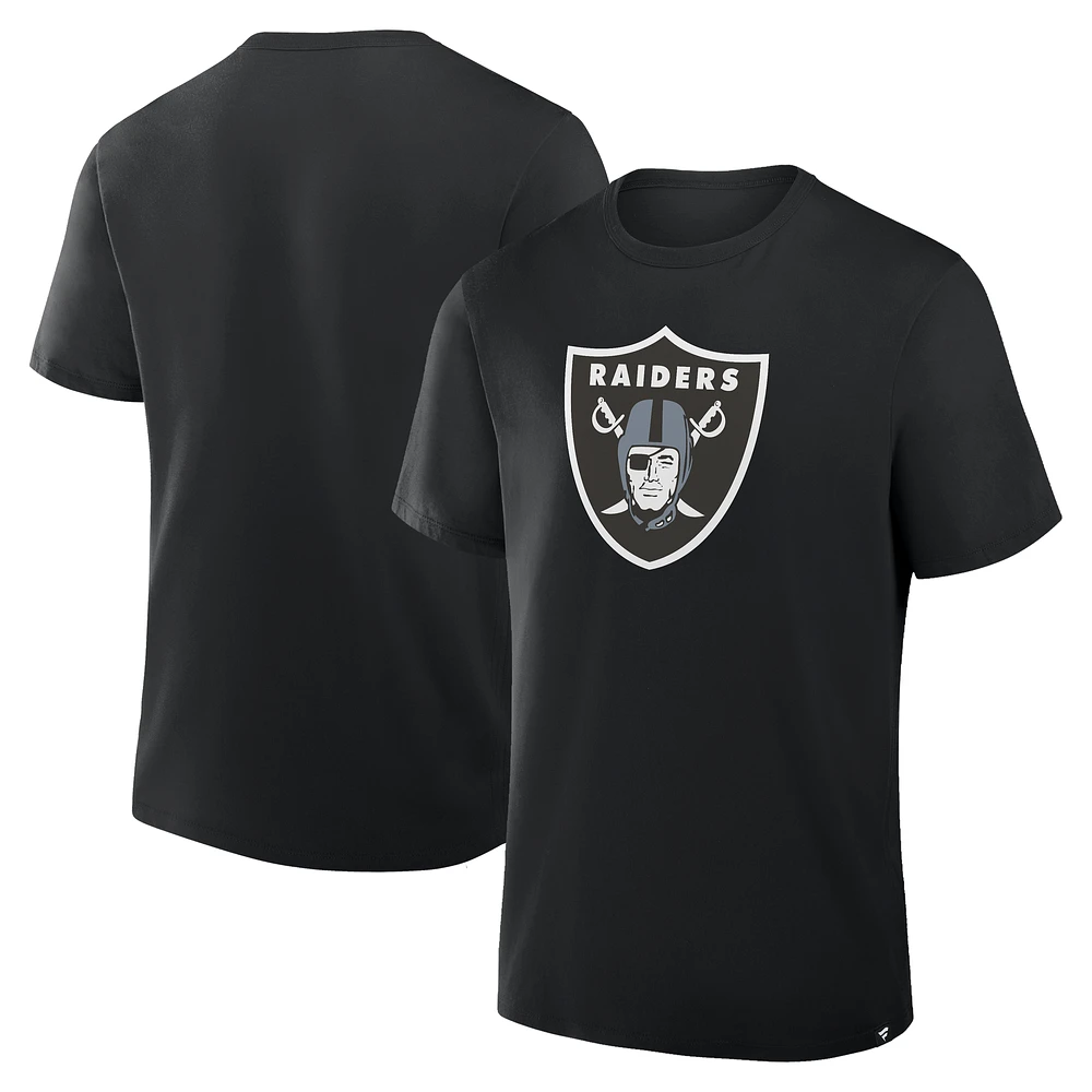 Men's Fanatics Black Las Vegas Raiders Legacy Cotton T-Shirt