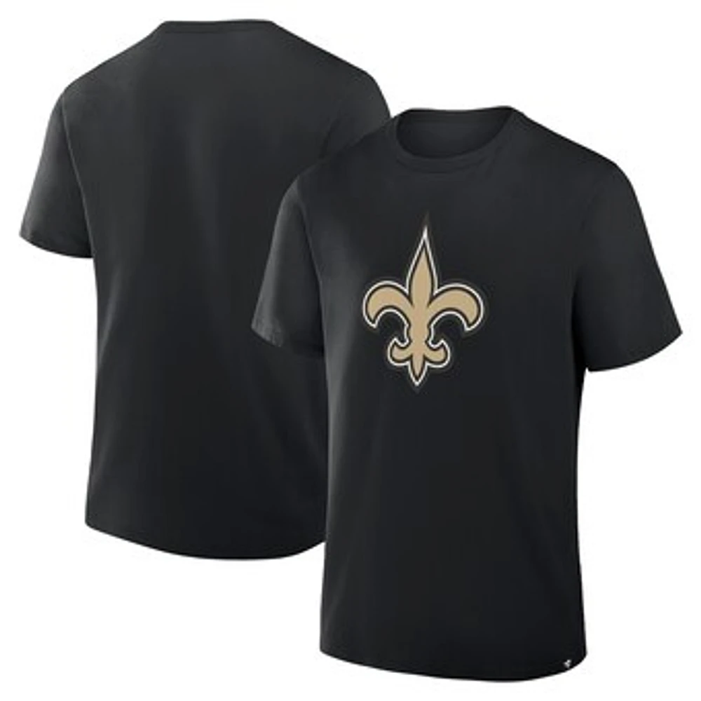 Men's Fanatics  Black New Orleans Saints Legacy Cotton T-Shirt