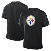 Men's Fanatics  Black Pittsburgh Steelers Legacy Cotton T-Shirt