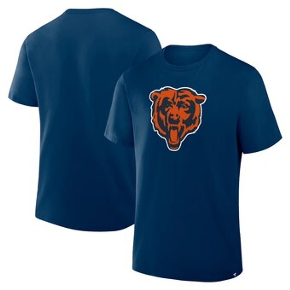 Men's Fanatics Navy Chicago Bears Legacy Cotton T-Shirt