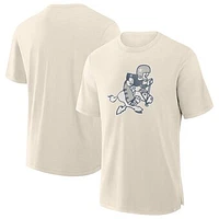 Men's Fanatics  Cream Dallas Cowboys Slub T-Shirt