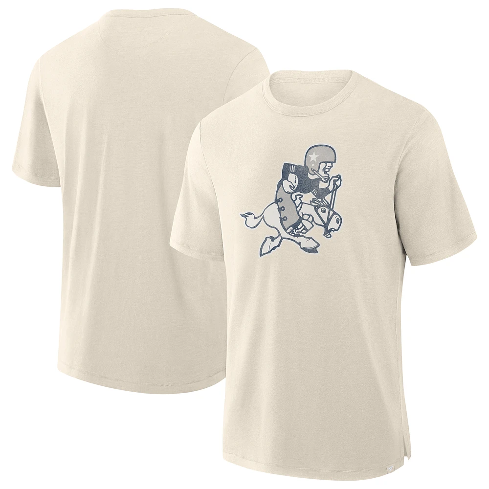 Men's Fanatics  Cream Dallas Cowboys Slub T-Shirt