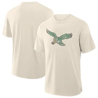 Men's Fanatics  Cream Philadelphia Eagles Slub T-Shirt