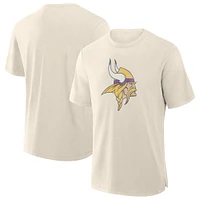 Men's Fanatics  Cream Minnesota Vikings Slub T-Shirt