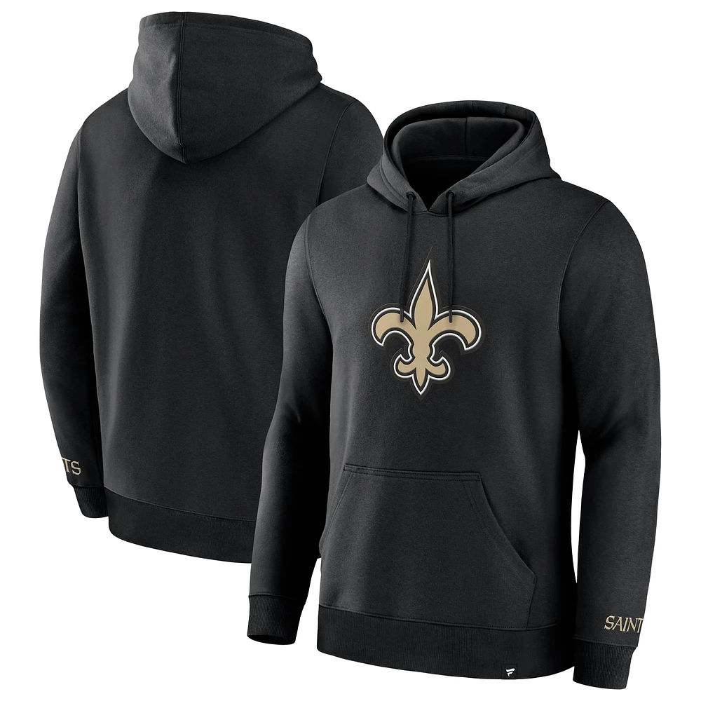 Men's Fanatics  Black New Orleans Saints Legacy Fleece Pullover Hoodie