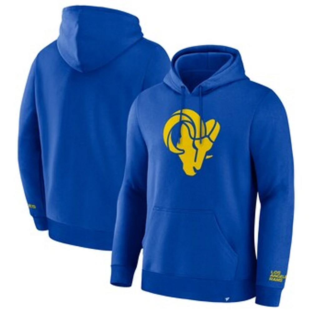 Men's Fanatics  Royal Los Angeles Rams Legacy Fleece Pullover Hoodie