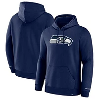 Men's Fanatics  Navy Seattle Seahawks Legacy Fleece Pullover Hoodie