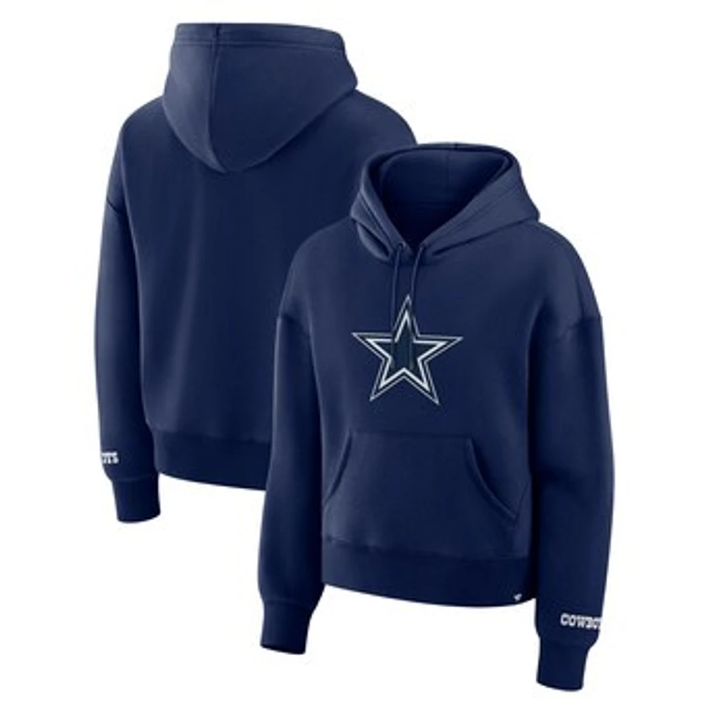 Women's Fanatics Navy Dallas Cowboys Legacy Fleece Pullover Hoodie