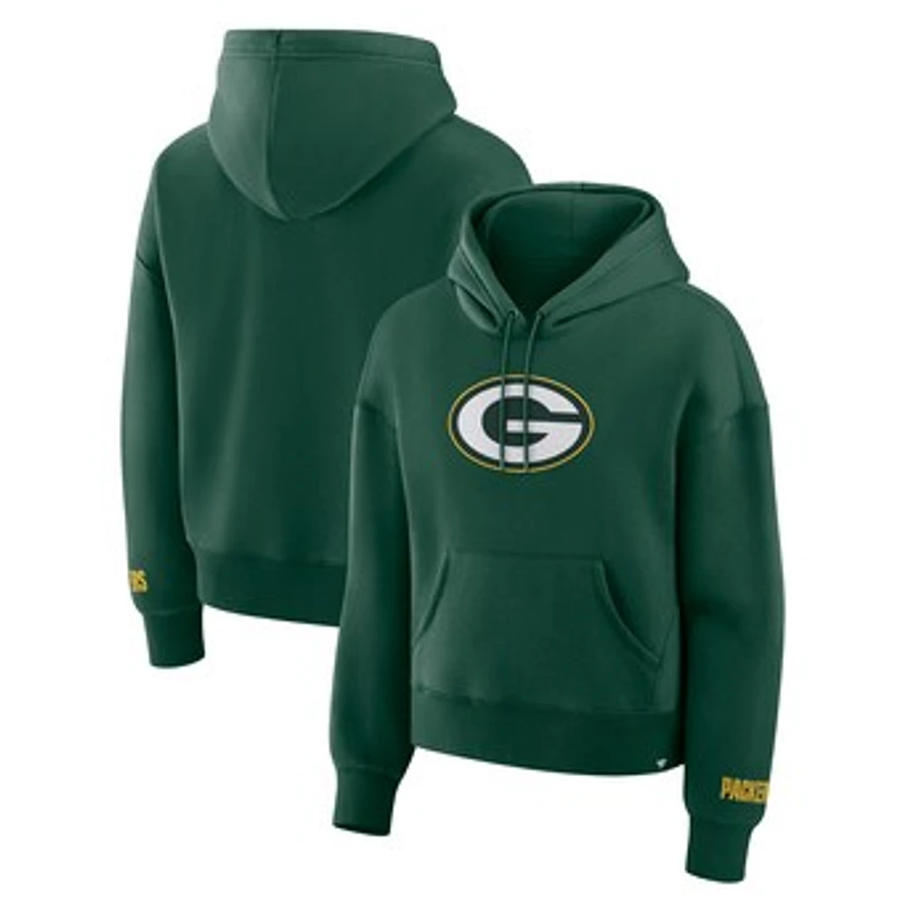 Women's Fanatics Green Bay Packers Legacy Fleece Pullover Hoodie