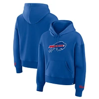 Women's Fanatics Royal Buffalo Bills Legacy Fleece Pullover Hoodie