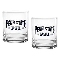 Penn State Nittany Lions 14oz. Established Rocks Glass Two-Set