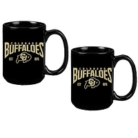 Colorado Buffaloes 15oz. Established Ceramic Mug Two-Set