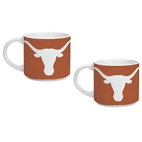 Indigo Falls Texas Longhorns Two Pack 14oz. Stackable Mug Set