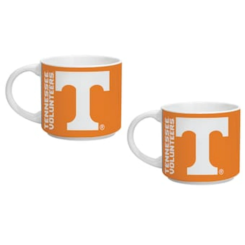 Indigo Falls Tennessee Volunteers Two Pack 14oz. Stackable Mug Set