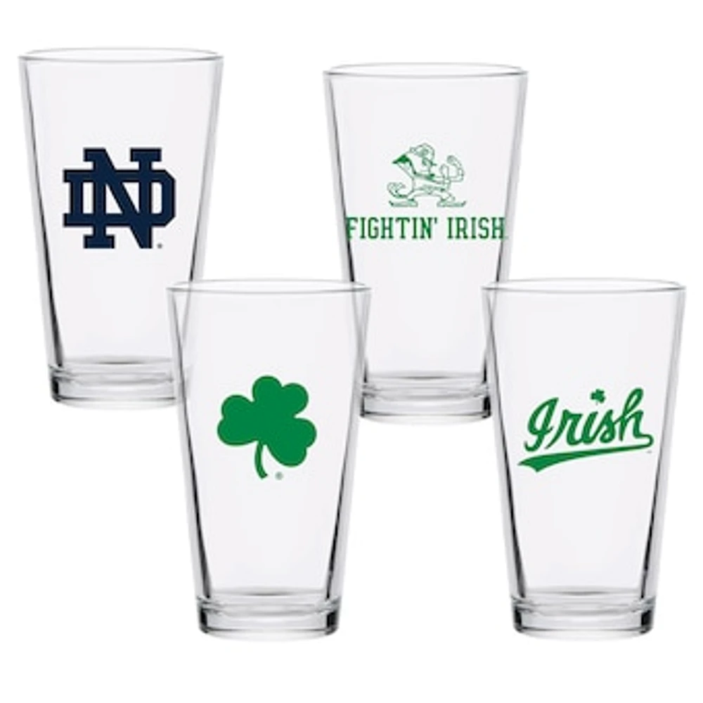 Notre Dame Fighting Irish 16oz. Collector Pint Glass Four-Set