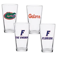 Florida Gators 16oz. Collector Pint Glass Four-Set