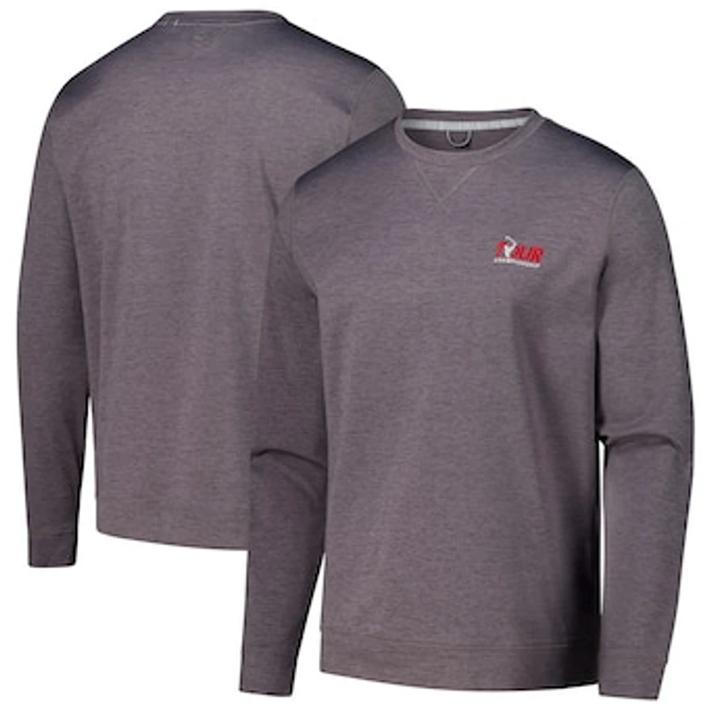 Men's Puma Gray TOUR Championship CLOUDSPUN Pullover Sweatshirt