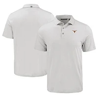Men's Cutter & Buck Gray Texas Longhorns Coastline Epic Comfort Eco Recycled Polo