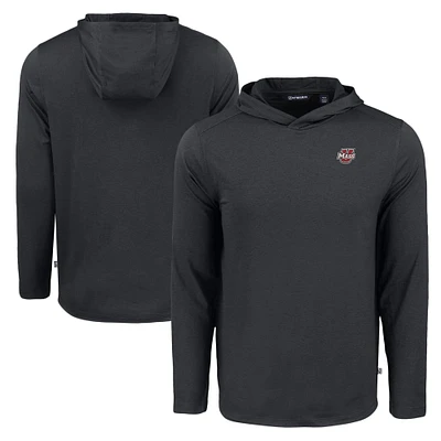 Men's Cutter & Buck UMass Minutemen Coastline Epic Comfort Eco Recycled Long Sleeve Hoodie T-Shirt