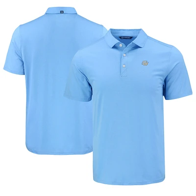 Men's Cutter & Buck Light Blue Southern University Jaguars Coastline Epic Comfort Eco Recycled Polo