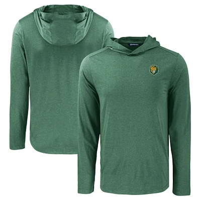 Men's Cutter & Buck Southeastern Louisiana Lions Coastline Epic Comfort Eco Recycled Long Sleeve Hoodie T-Shirt