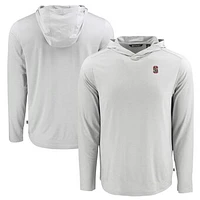 Men's Cutter & Buck Stanford Cardinal Coastline Epic Comfort Eco Recycled Long Sleeve Hoodie T-Shirt