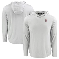 Men's Cutter & Buck Stanford Cardinal Coastline Epic Comfort Eco Recycled Long Sleeve Hoodie T-Shirt