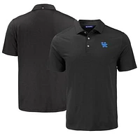 Men's Cutter & Buck Black Kentucky Wildcats Coastline Epic Comfort Eco Recycled Polo