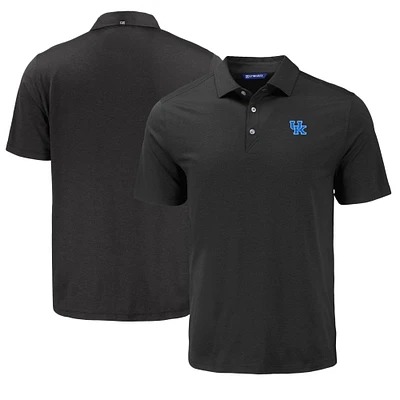 Men's Cutter & Buck Black Kentucky Wildcats Coastline Epic Comfort Eco Recycled Polo