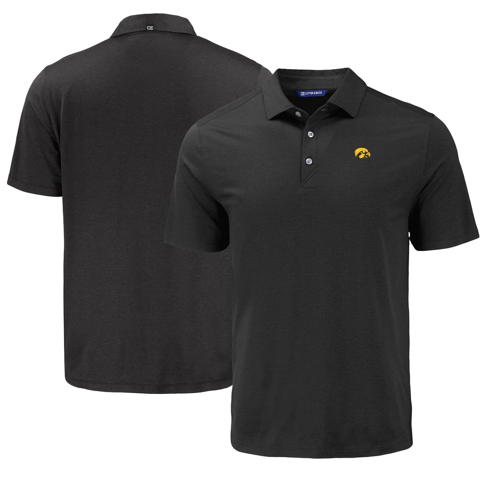 Men's Cutter & Buck Iowa Hawkeyes Coastline Epic Comfort Eco Recycled Polo