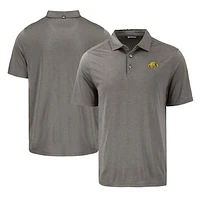 Men's Cutter & Buck Gray Bowie State Bulldogs Coastline Epic Comfort Eco Recycled Polo