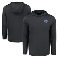 Men's Cutter & Buck Air Force Falcons Coastline Epic Comfort Eco Recycled Long Sleeve Hoodie T-Shirt
