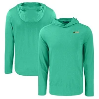 Men's Cutter & Buck Florida A&M Rattlers Coastline Epic Comfort Eco Recycled Long Sleeve Hoodie T-Shirt