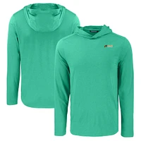 Men's Cutter & Buck Florida A&M Rattlers Coastline Epic Comfort Eco Recycled Long Sleeve Hoodie T-Shirt