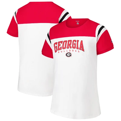 Women's Fanatics  White Georgia Bulldogs Plus Winning Gear T-Shirt