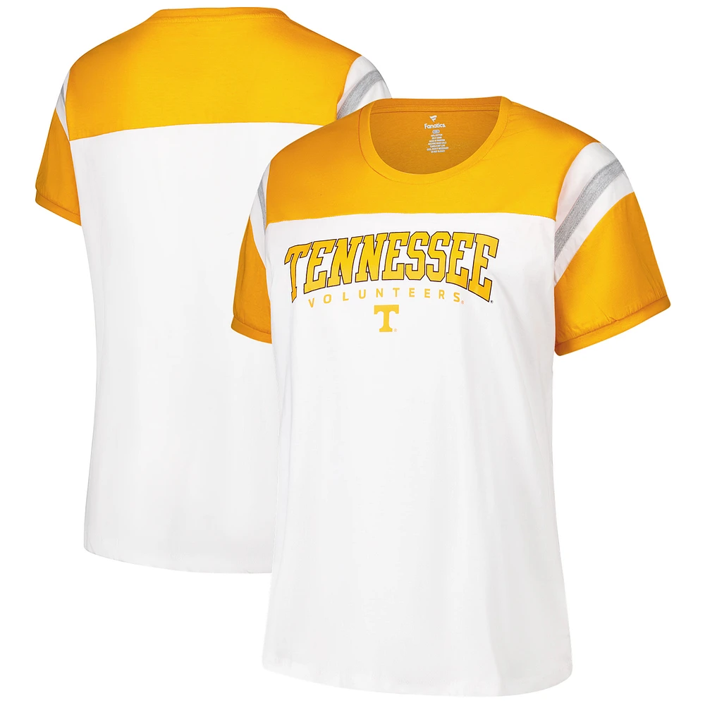 Women's Fanatics  White Tennessee Volunteers Plus Winning Gear T-Shirt