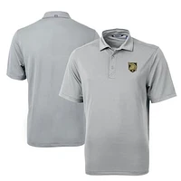 Men's Cutter & Buck Gray Army Black Knights Virtue Eco Pique Recycled DryTec Polo
