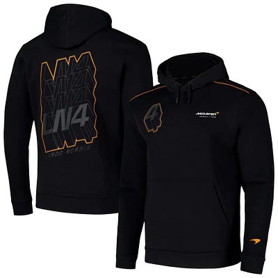 Unisex Lando Norris Anthracite McLaren F1 Team 2024 Core Driver Pullover Hoodie