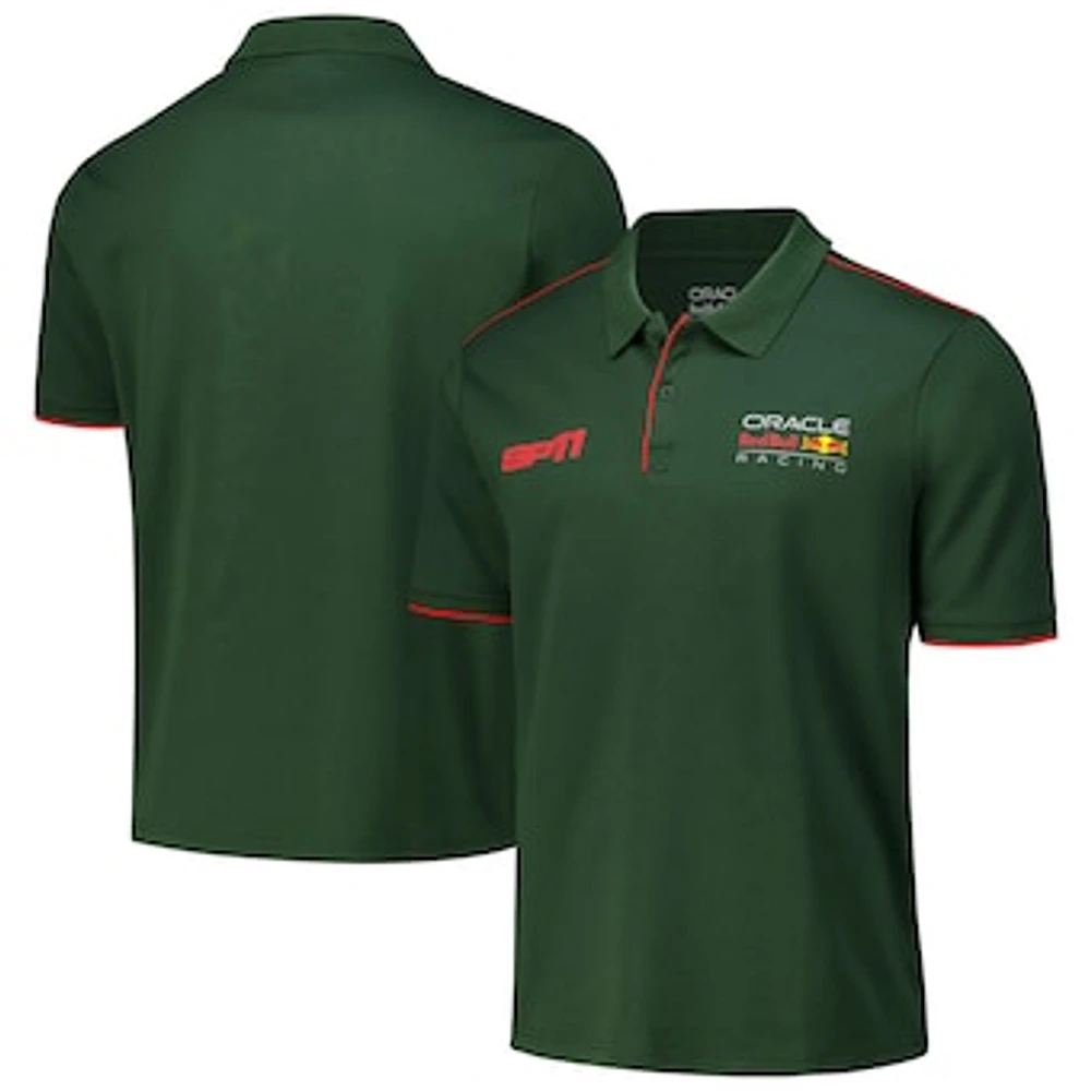 Unisex Sergio Perez Green Red Bull Racing Checo Tri-Blend Polo