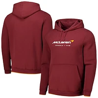 Unisex  Burgundy McLaren F1 Team Core Essentials Pullover Hoodie