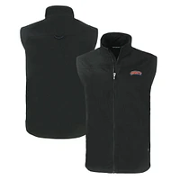 Men's Cutter & Buck Delaware State Hornets Charter Eco Recycled Full-Zip Vest
