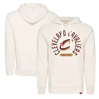 Men's Sportiqe Cream Cleveland Cavaliers Olsen Tri-Blend Raglan Pullover Hoodie