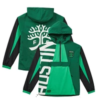 Unisex Live Breathe Futbol Green Austin FC Tekker Half-Zip Anorak Jacket