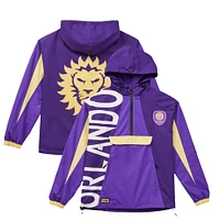 Unisex Live Breathe Futbol Purple Orlando City SC Tekker Half-Zip Anorak Jacket