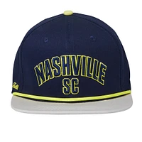 Unisex Live Breathe Futbol Navy Nashville SC Snapback Hat